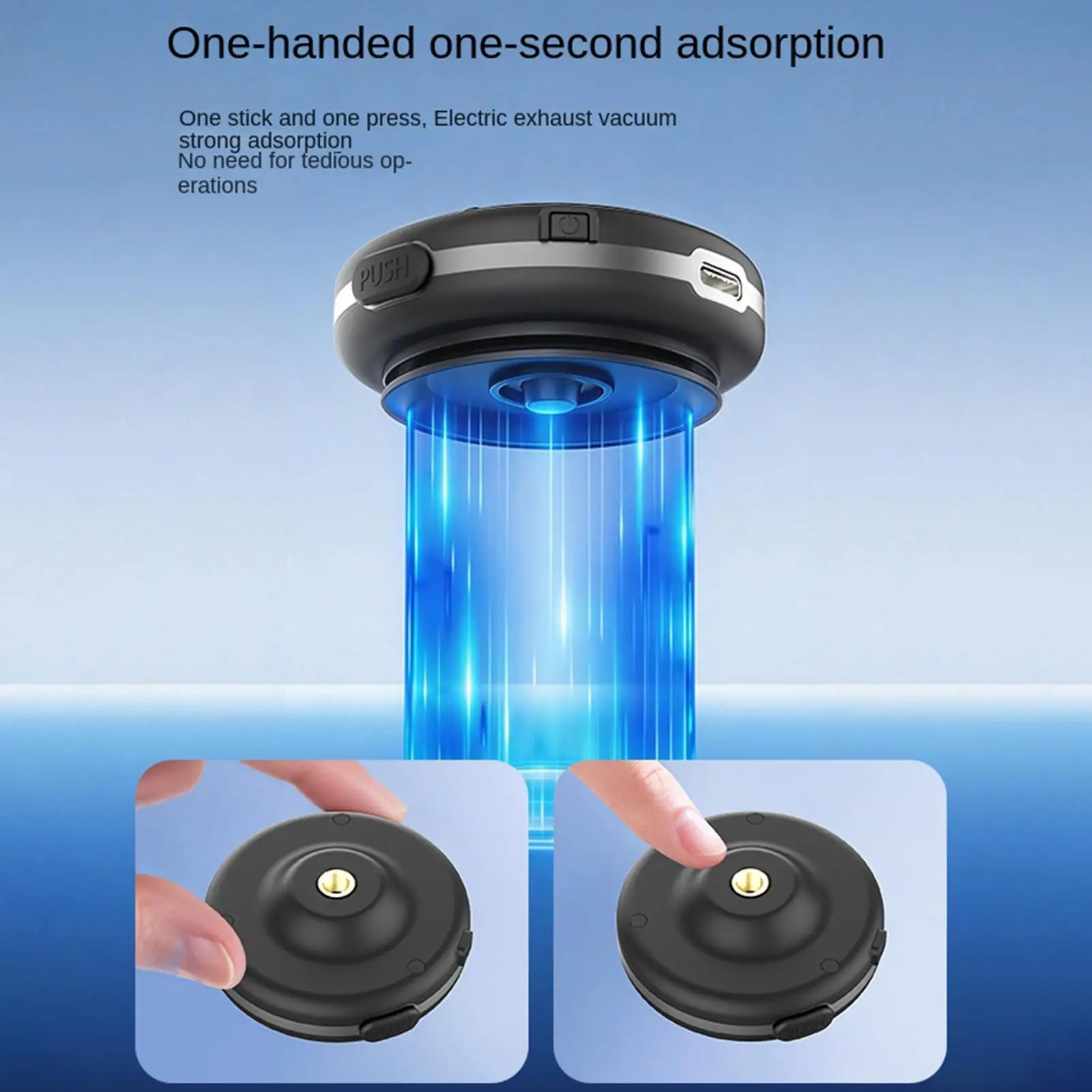 

Phone Mount For Car Vacuum Suction Cup Action Camera Dashboard Stand Base Car Phone Holder Mount For Driving Navigation Video