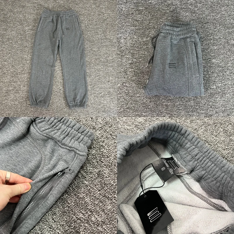 

Осенне-зимние брюки Kroen для мужчин и женщин, повседневные свободные удобные спортивные штаны с высокой талией и завязками на молнии и карманами KROEN