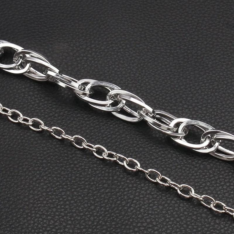 حزام فضي سلسلة الإناث الخصر الصليب السيف الشمس أحزمة معدنية للنساء فستان حزام القوطية الجينز ملحق طويل كيتينغ ريم