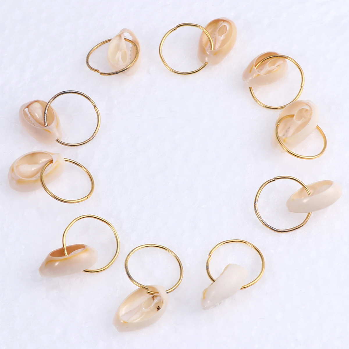 

150 pcs Set Copper Braid Rings Anti-Rust Jewelry Rings Hair Jewelry Festival Party Braiding Accessories Hair Ring
