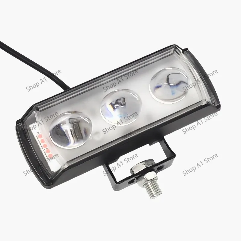 12-80V three-sided three-eye left and right lanterns LED highlight spotlights