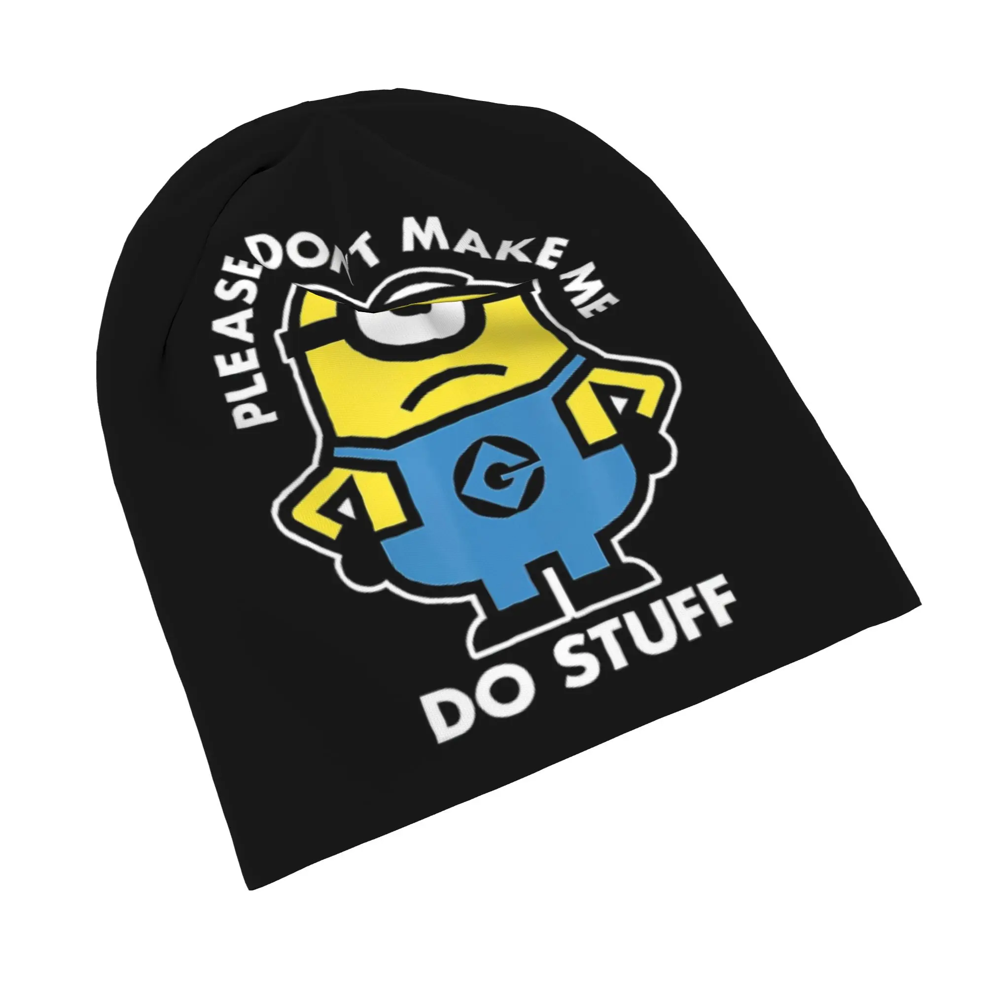 Kevin M-Minions-s Funny Banana Cap  Casual Men Women Outdoor Skullies Beanies Hat Spring Warm Dual-use Bonnet Knit Hat