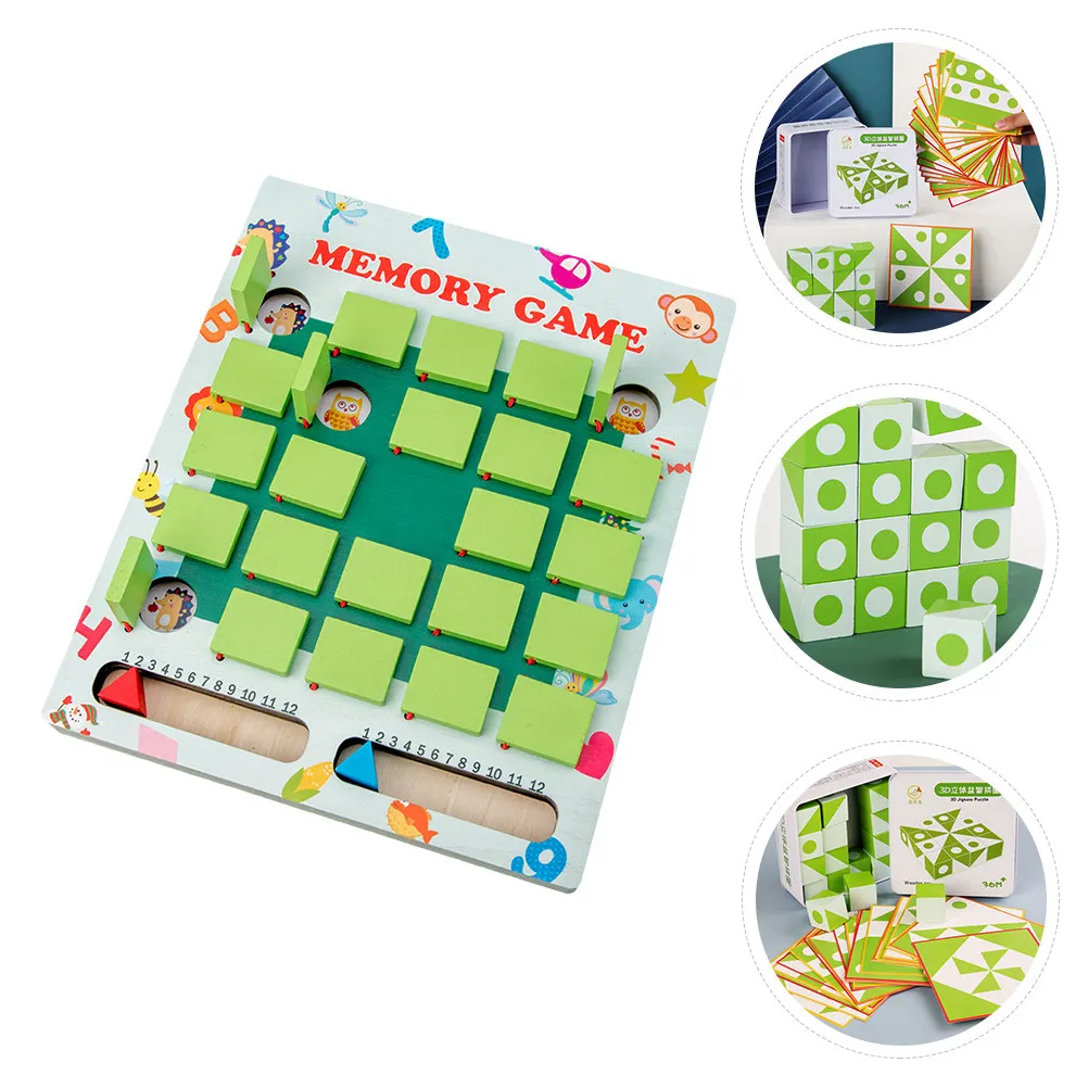 

Набор деревянных головоломок Танграм для развития пространственного мышления, развивающая игра-головоломка для раннего обучения молодых учащихся