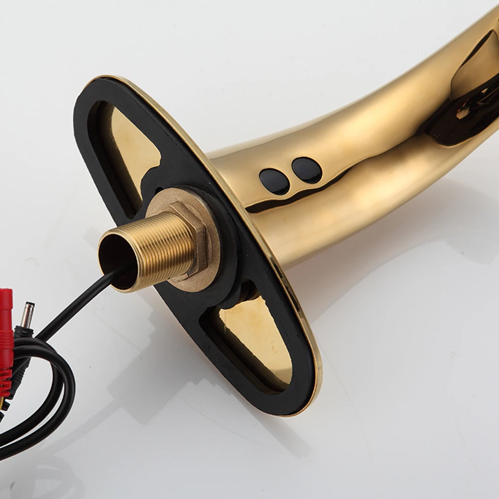 Automatic Sensor Faucet Brass Body Material Deck Mounted Installation Mixer Water