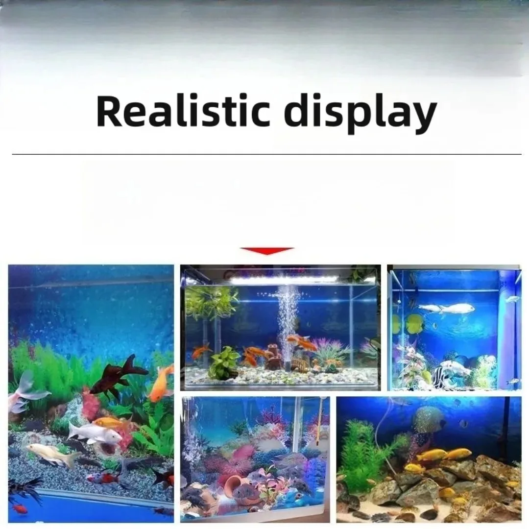 Background Aquarium 3D Sticker Poster Decoration Fish Tank Ocean Plants Double-sided Landscape Aquarium Ornament Accessories