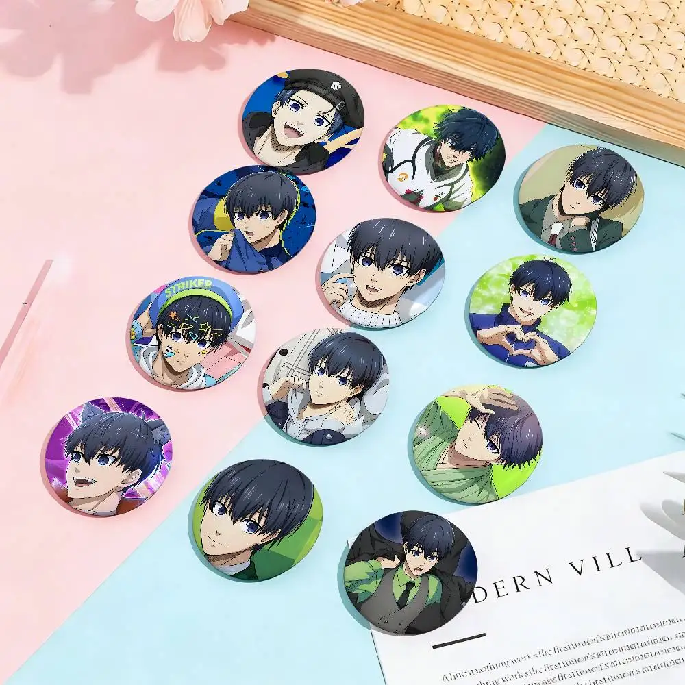 Isagi Y-yoichi Badges Creative Tinplate Soft Button Pins Animal Icon Brooch Lapel Backpack Badge Accessories Pin A