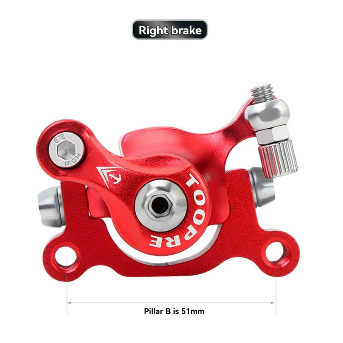 

AC22 для Zoom 10/12-дюймовый гидравлический дисковый тормоз для электрических скутеров и электронных велосипедов, рычажные тормоза из алюминиевого сплава