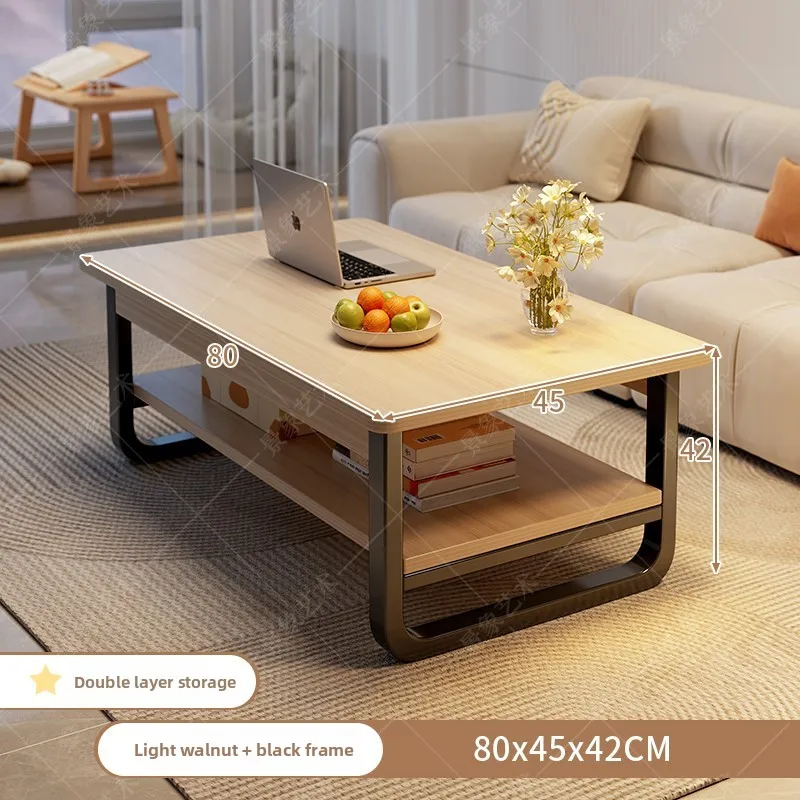 

Durable Coffee table small apartment living room sofa next to the balcony tea table rectangular small coffee table