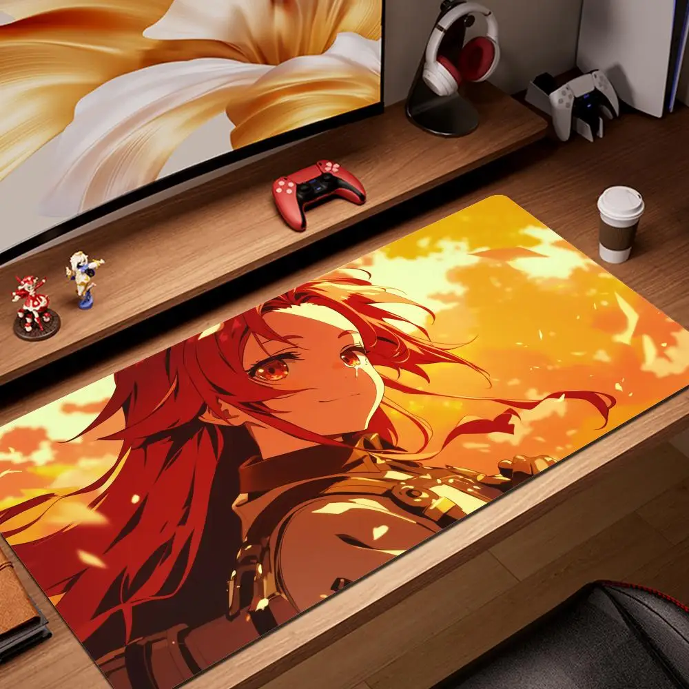 Mushoku Tensei Mouse Pad Keyboard Desk Mats, Kawai Rubber, Non-Slip Desk Mat, XXL90x40cm mouse pad