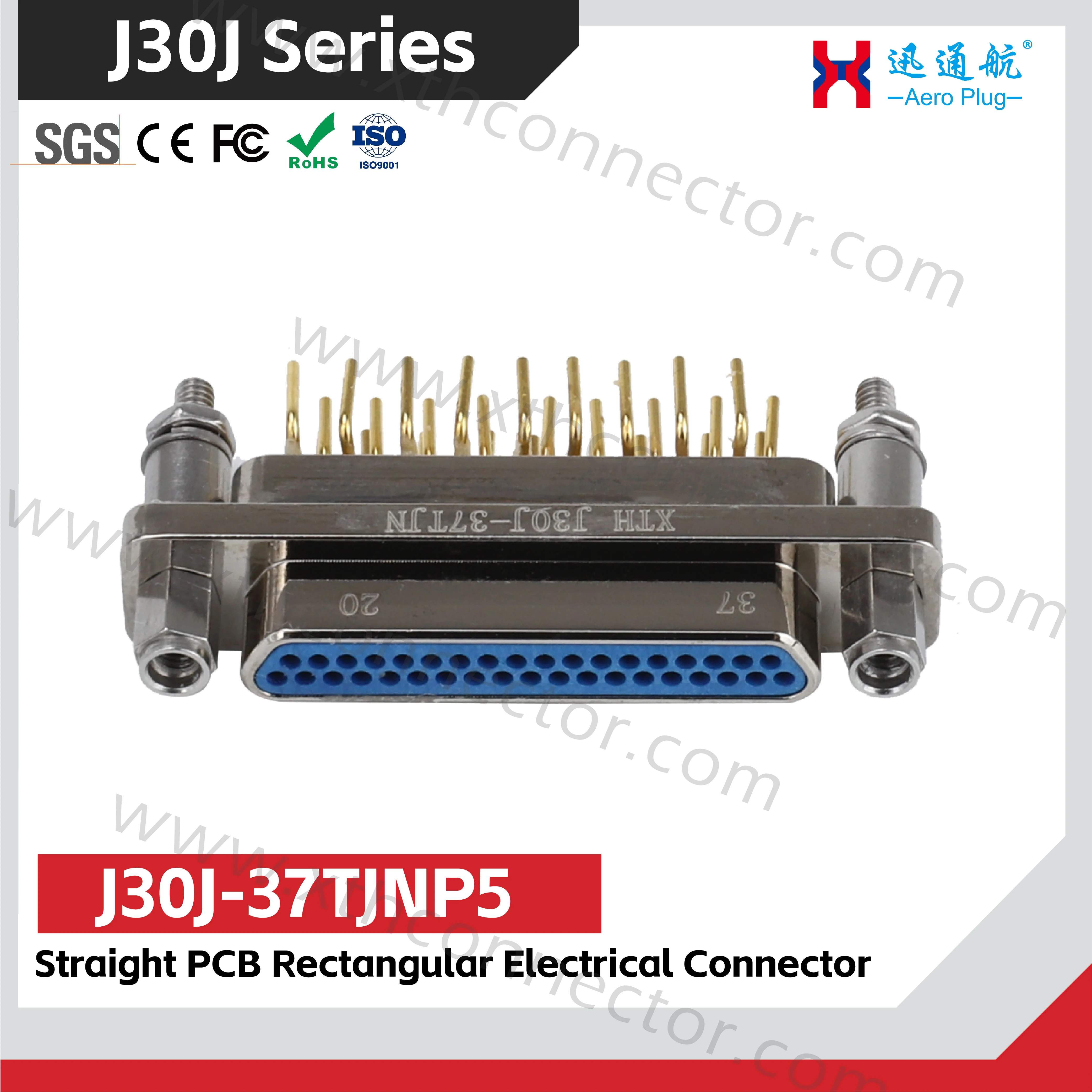 M83513 Micro D-type Connector J30J-31TJN J30J-31ZKN Aviation Plug Socket Rectangular Connector For 31 Core High-Quality PCB