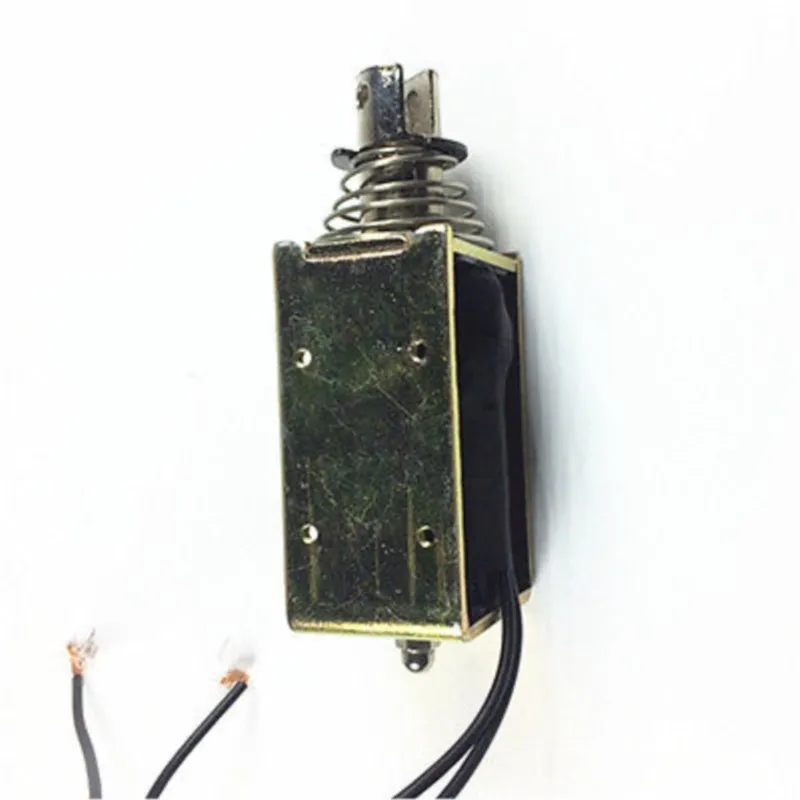 JF-1264B 12V 24V DC 2.5A 10mm 55N Open Frame Solenoid Electromag net Push / Pull type
