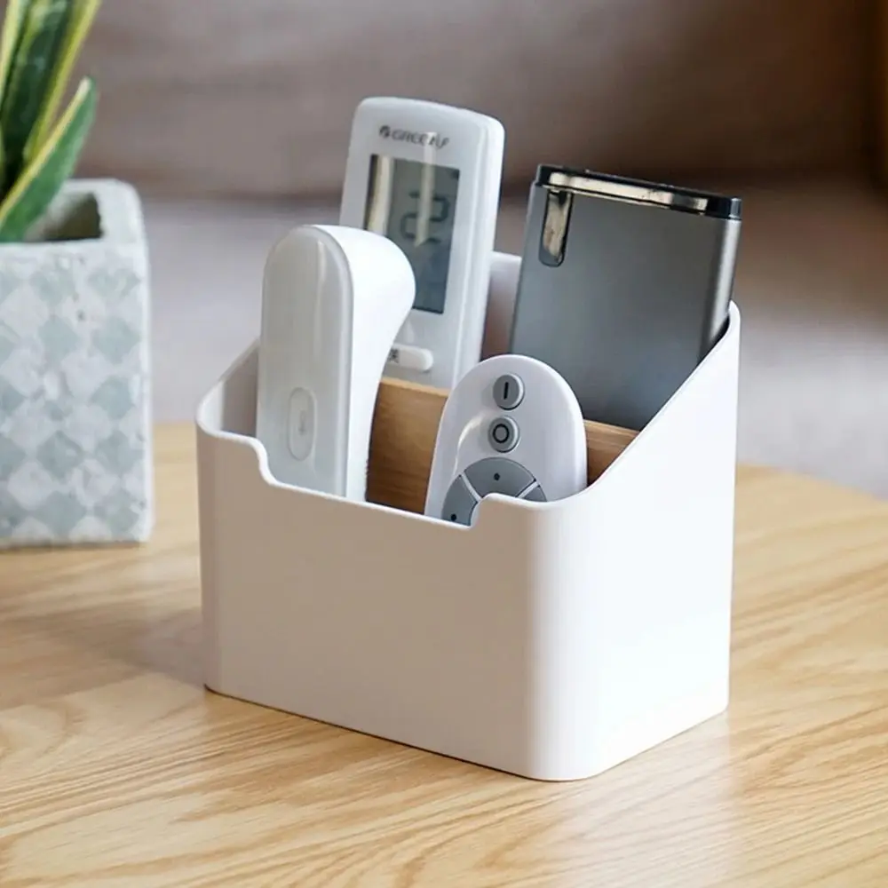 1Pc Fernbedienung Organizer TV Fernbedienung Halter Für Tisch Mehrzweck Desktop Storage Box Schlafzimmer Wohnzimmer Startseite Organizer