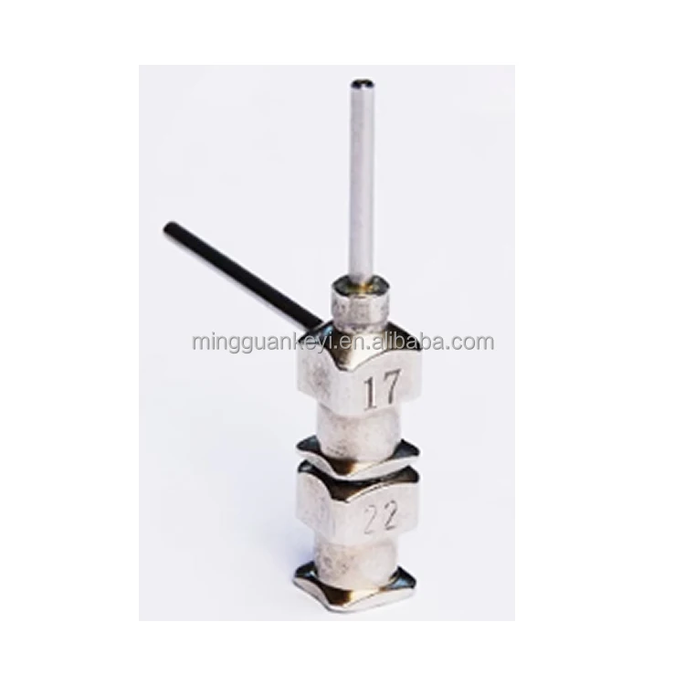 

19G/15G Coaxial N eedle with 2m Tubing and Connectors, Side Tube Design for Electrospinning / Melt-Blown / Wet Spinning
