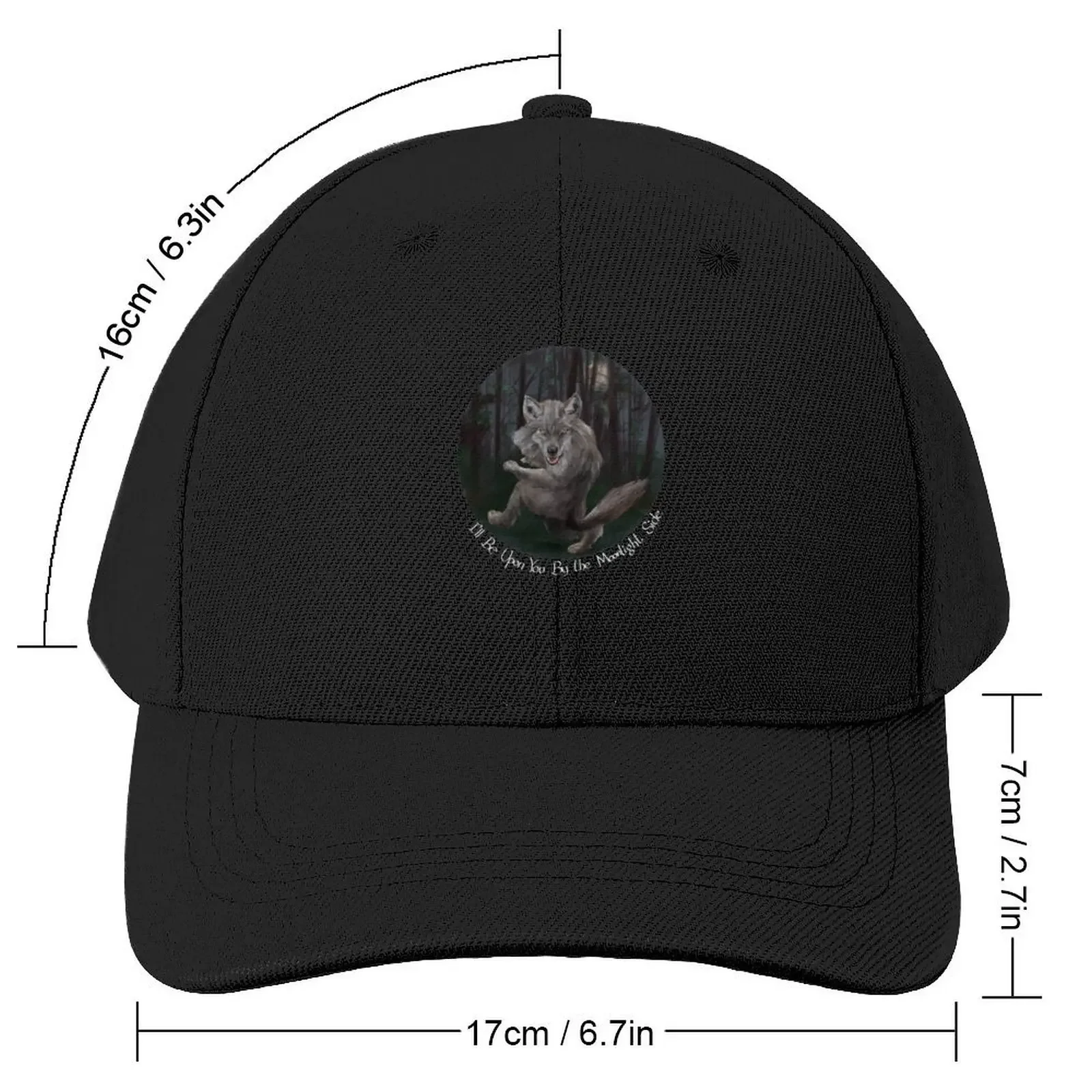 Hungry... Like the Wolf (White text) Baseball Cap Hat Baseball Cap beach hat tea Hat Golf Wear Women Caps Men's