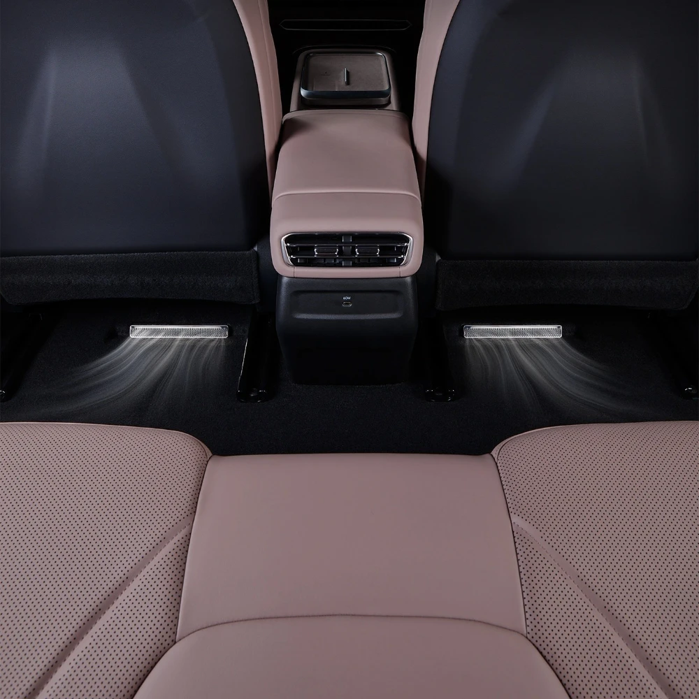 For Xpeng MONA M03/L03,Under Seat Air Vent Protective Cover,Rear Row Air Outlet Dust Guard,Interior Mod Accessories - view 2