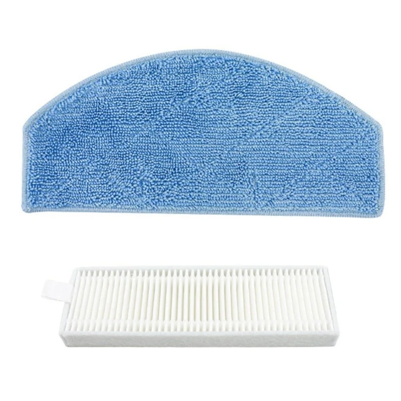 For Laresar Mars01, Lubluelu SL68 Robot Vacuum Cleaner Side Brush Hepa Filter Mop Cloth Replacement Parts Accessories