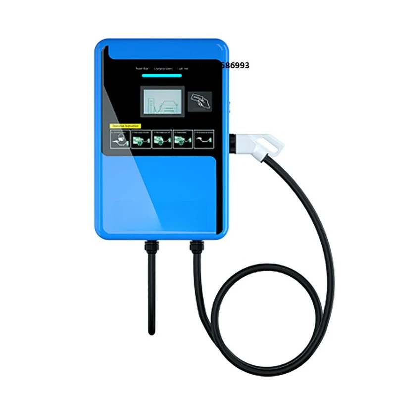 BLUESKY 40KW Single Plug Wall-mounted EV Charger Fast Charging Station for CCS1/CCS2/CHAdeMO for Home Use