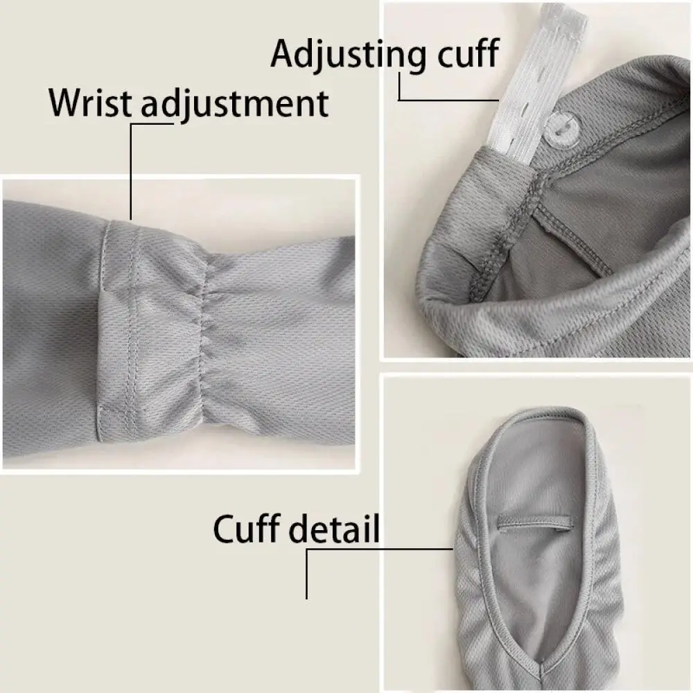 1 Pairs مكافحة حروق الشمس كم الصيف الأشعة فوق البنفسجية الشمسية أكمام أذرع تبريد المرأة القيادة الشمس حماية طويلة الأكمام الأصفاد قابل للتعديل