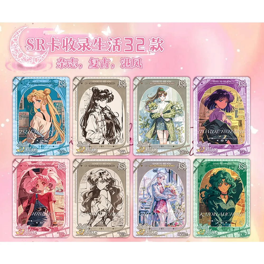 Cartes de Collection de dessins animés fantastiques, série cristal éternel, filles magiques, Surprise, thème de pâques, figurines exquises, cadeau créatif