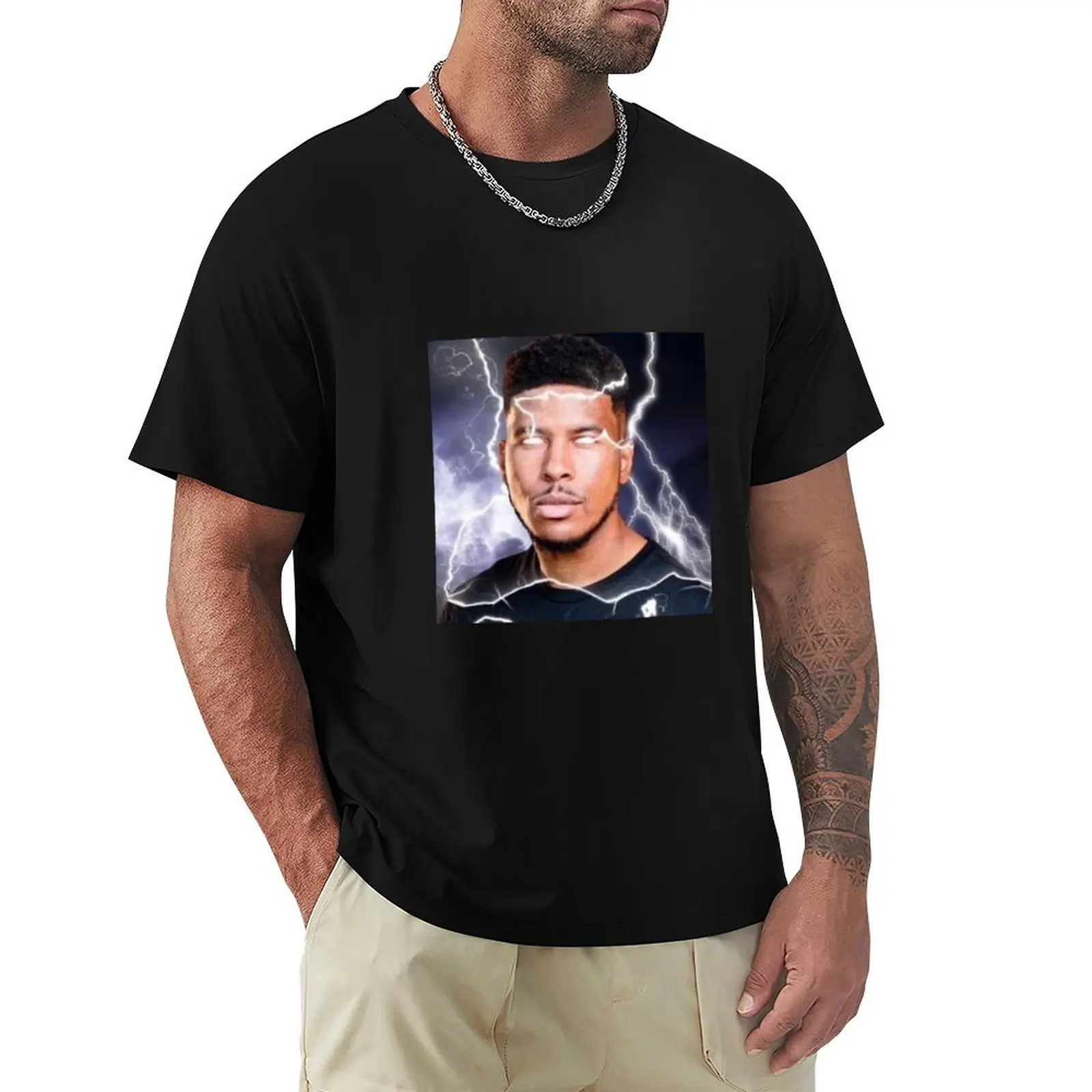 

Low Tier God Lightning T-Shirt funny meme t-shirts baggy shirts Blouse heavy weight t shirts for men