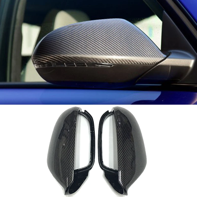 

Carbon Fiber Rearview Mirror Covers Caps for Audi A6 C7 2012-2016 For A6 S6 RS6 2013-2016 Side Mirror Cover Cap Replacement