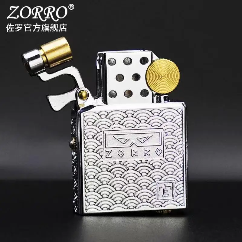 Zorro Z902 Movement Kerosene Lightweight Creative Officer Second Generation Global Sports Kerosene Lighter Cover Mid Cover