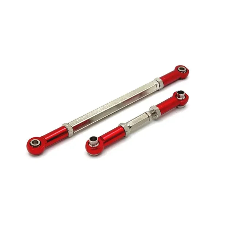 Aluminum Alloy Stronger Steering Link Rod Stronger Steering Linkage Tie Rod For 1/12 MN MN82 LC79 MN78