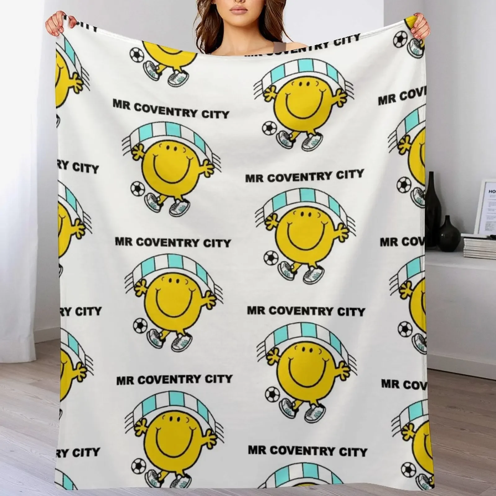 

Mr Coventry City Throw Blanket Warm Comfortable Blanket Gift for Parents Friends