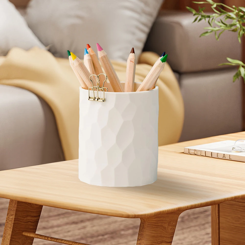 Silicone Pen Holder Nordic Style Pencil Pen Holder Multifunctional Desktop Storage Holder Makeup Brush Holder for Study Office