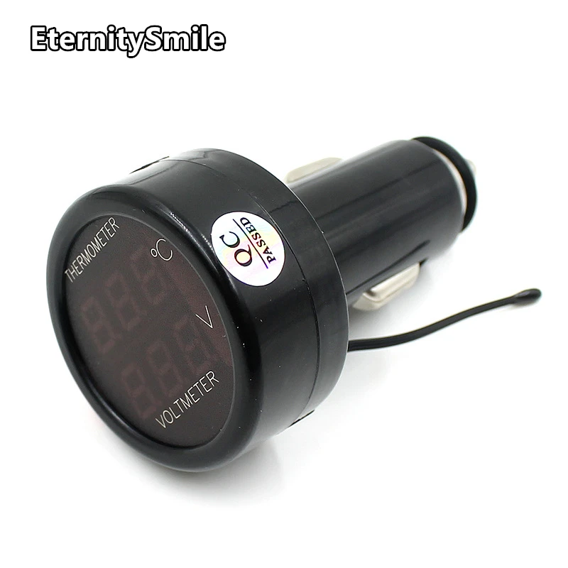 Digital Volt meter Monitor 12V 24V, 5V 2A USB output Car Charger For Phone MP4