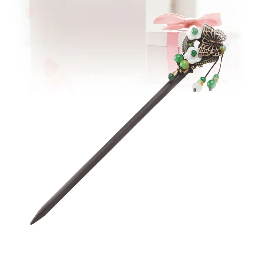 

Tassel Hair Sticks Decorative Hairpin Retro Vintage Bamboo Chopsticks Durable Material DIY Hairstyle Accessories