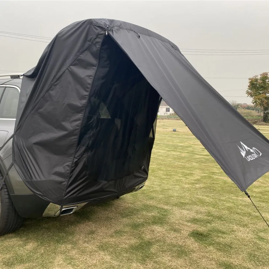 #Suitable ForOutdoor Tent Portable Camping Camping Canopy Roof Extended Tent Car Tent (Oxford)