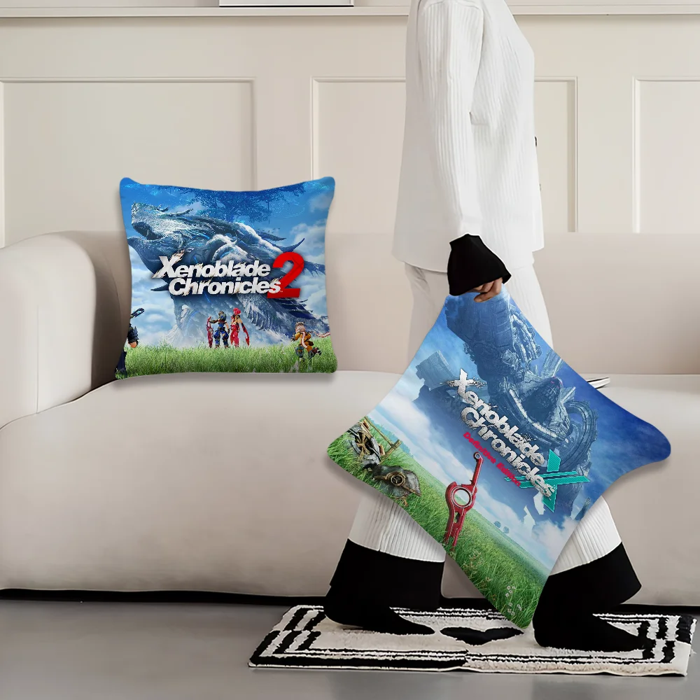 Game X-Xenoblade X Decoration Room Home Sofa living Office Edition Car Nordic Simplicity Definitive Pillow Cover