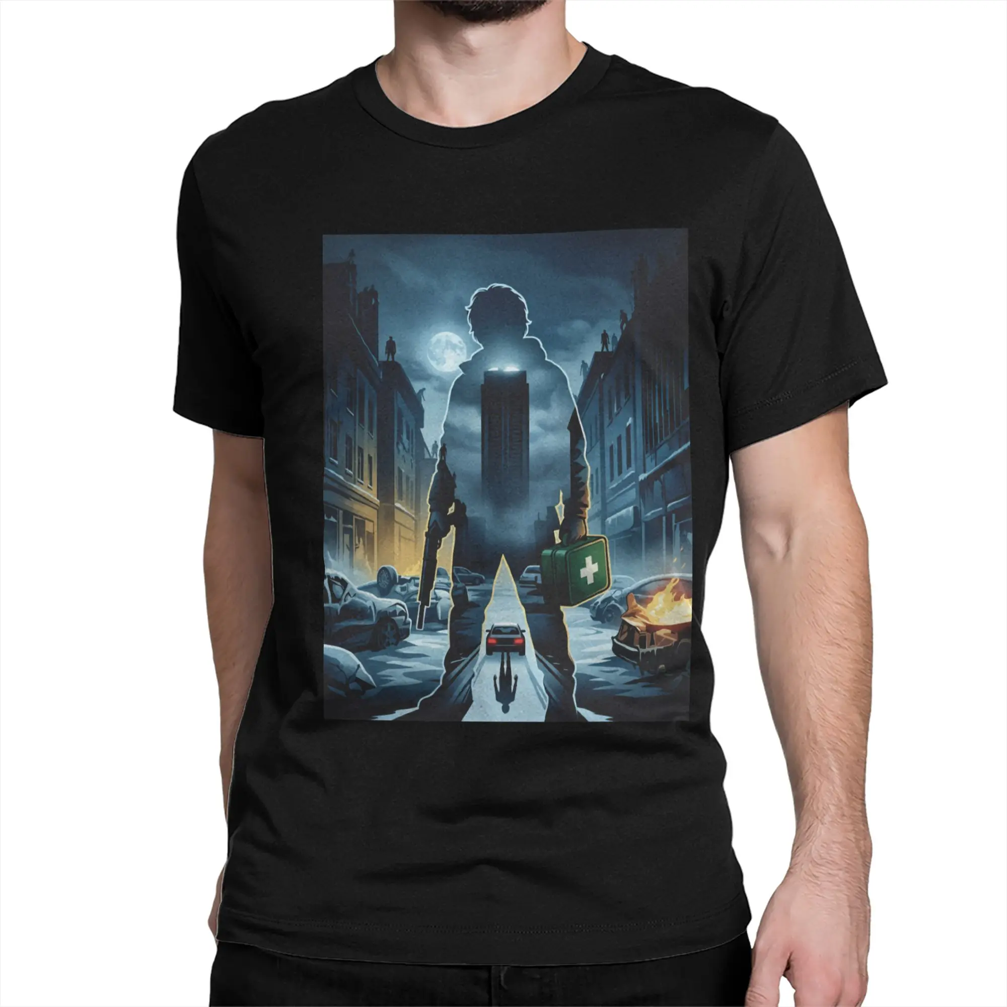 Bryan Hodukavich Medical Courier 2026 RE Movie T Shirts for Men Pure Cotton T-Shirts Crewneck Tee Shirt Short Sleeve Tops Summer