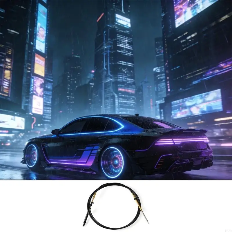 

12-футовый кабель дистанционного управления переключением дроссельной заслонки, универсальный, подходит для морских двигателей с