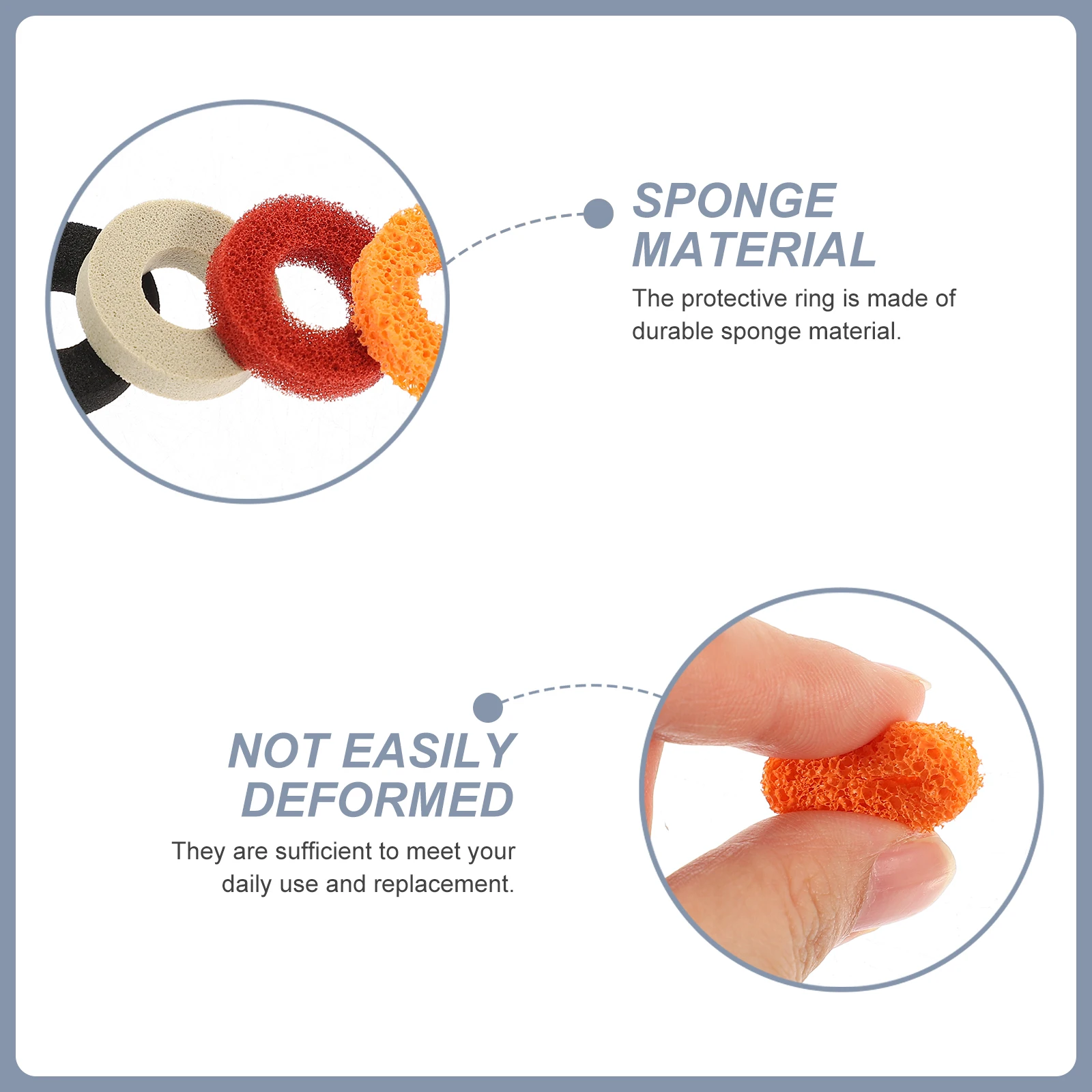 

5pcs Aim Assist Sponge Handle Protectors Game Controller Cushions Joystick Buffer Replacement Enhanced