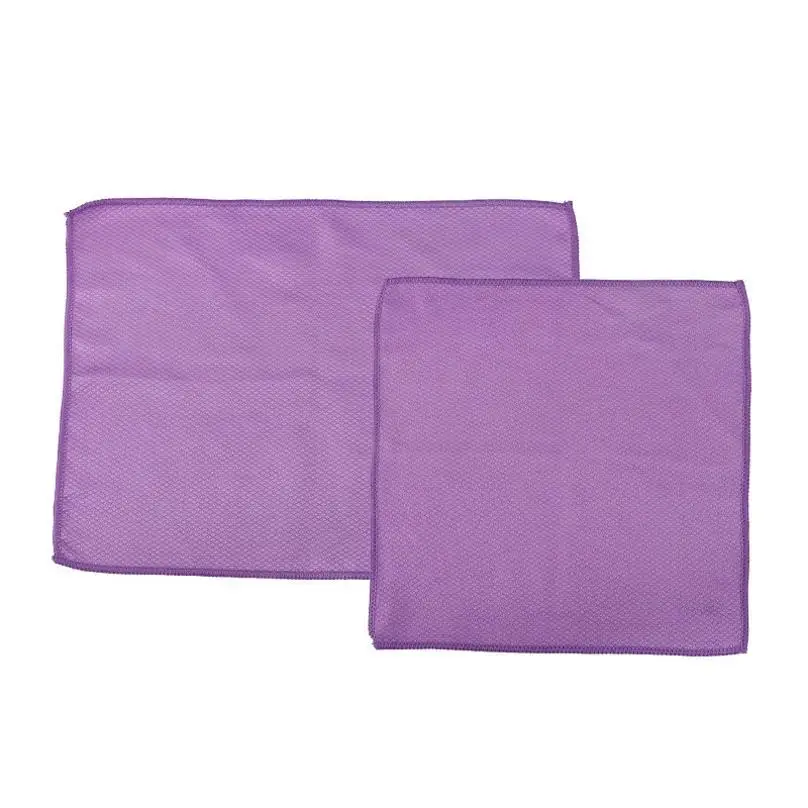 1 Pcs Thickened Fish-Scale Pattern Cleaning Cloths - Glass Cleaning (Watermark-Free) Kitchen Cloths Table Rags Scouring Pads
