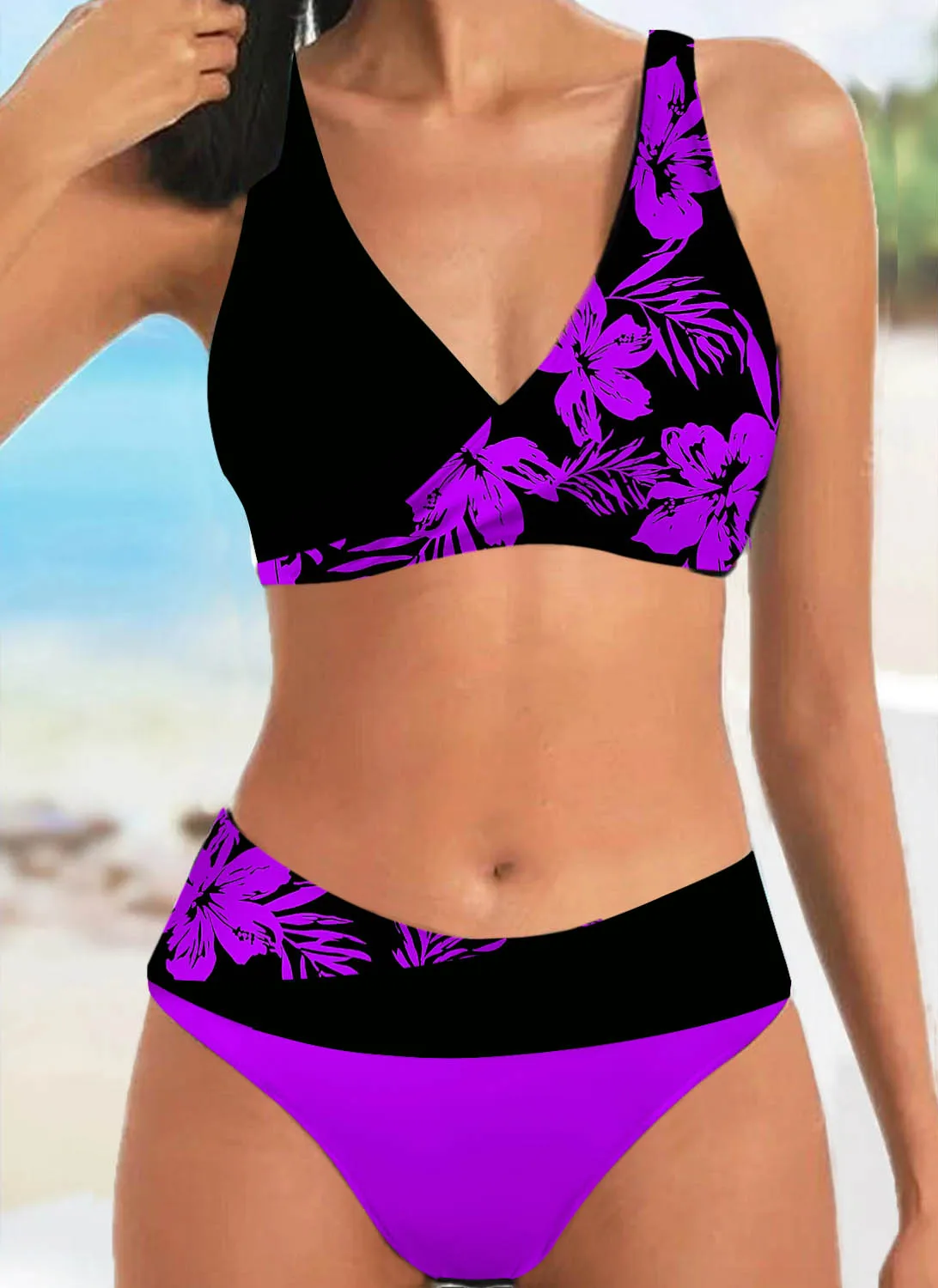 2023 Nieuwe Tweedelige Bikini Set Zwempak Bedrukte Badkleding Dames Zomer Badpak Dames Sexy Bikini XS-8XL