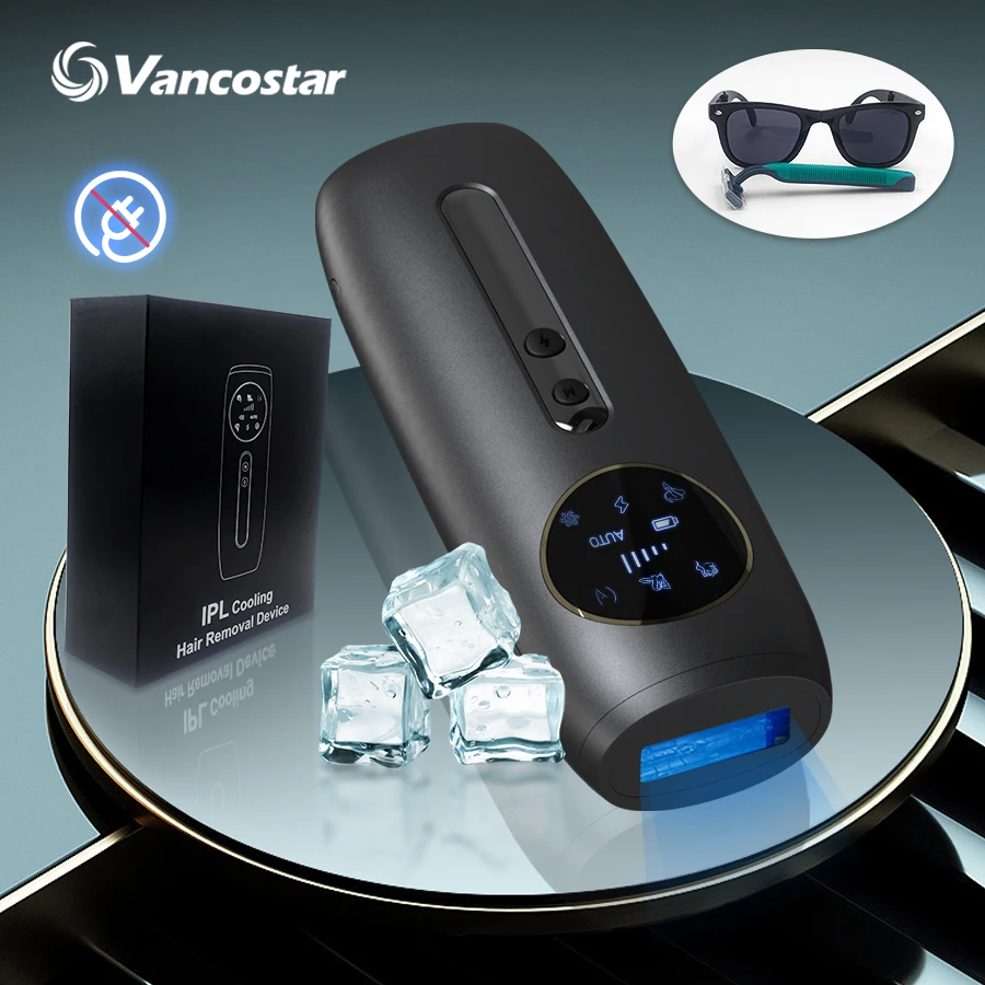 قابلة للشحن إزالة الشعر بالليزر الياقوت التبريد السيارات الدائمة غير مؤلم البيكينيات المتقلب في المنزل الجليدية الباردة اللاسلكية IPL لنزع الشعر