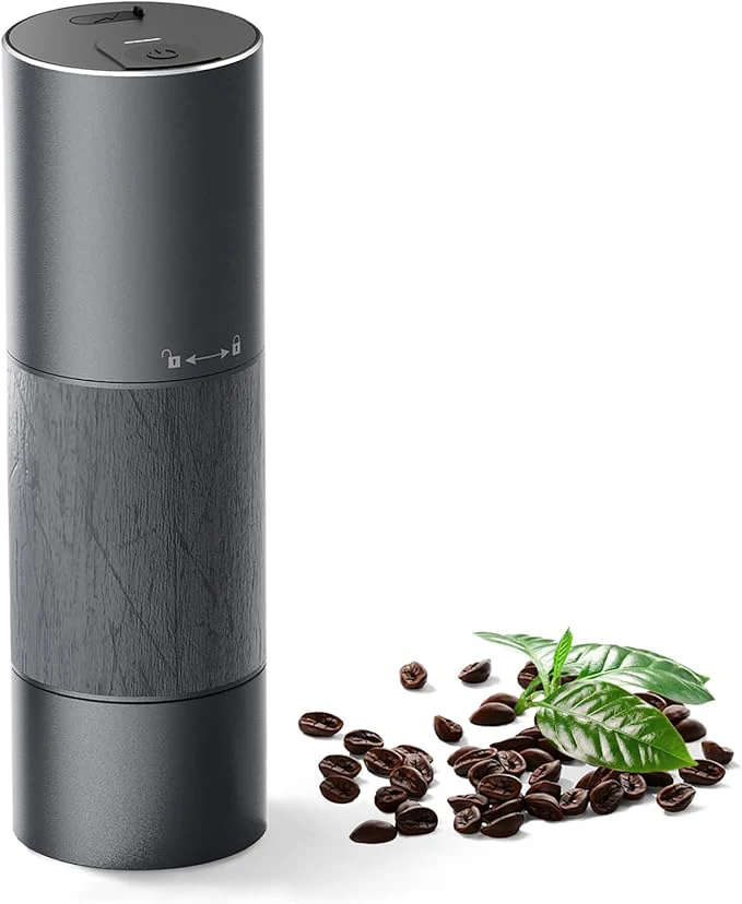

Portable and Easy to Use Black Model Premium Grinder Mini Portable Coffee Grinder Grinder One Touch Start