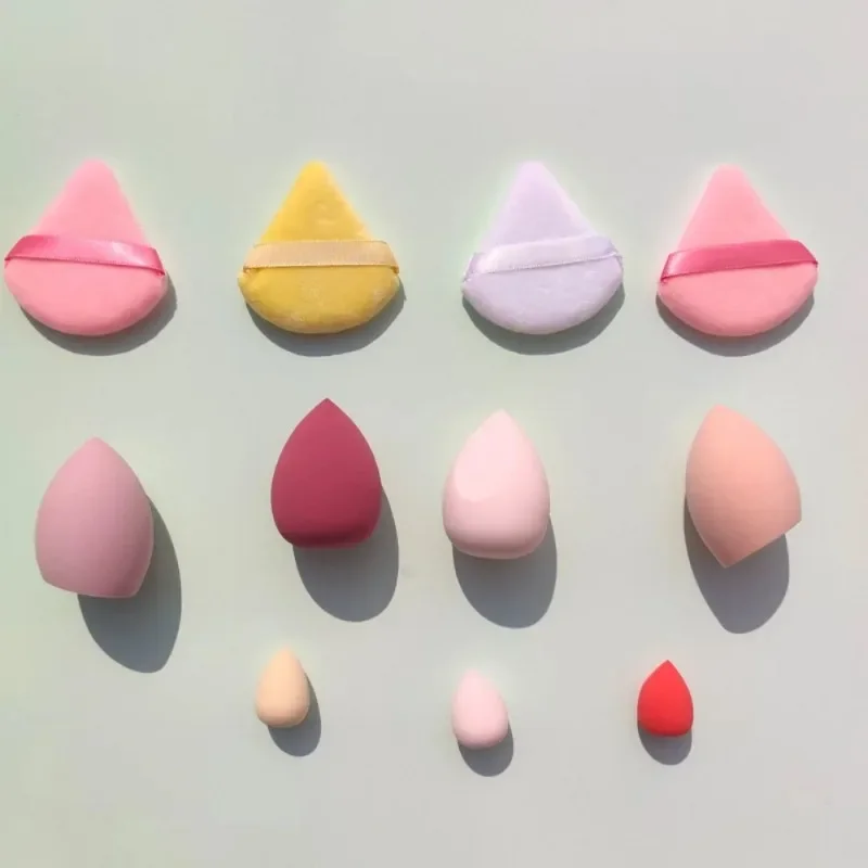 Macaron Kleur Schoonheid Ei Make-up Blender Cosmetische Bladerdeeg Bulk Groothandel Sponzen Poederdons Super Zachte Vrouwen Make-up Schoonheidstools