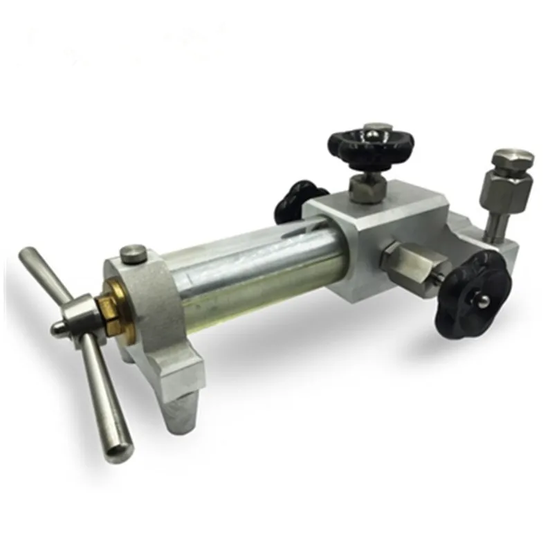 

Low Cost Portable Hydraulic Pressure Gauge Calibrator