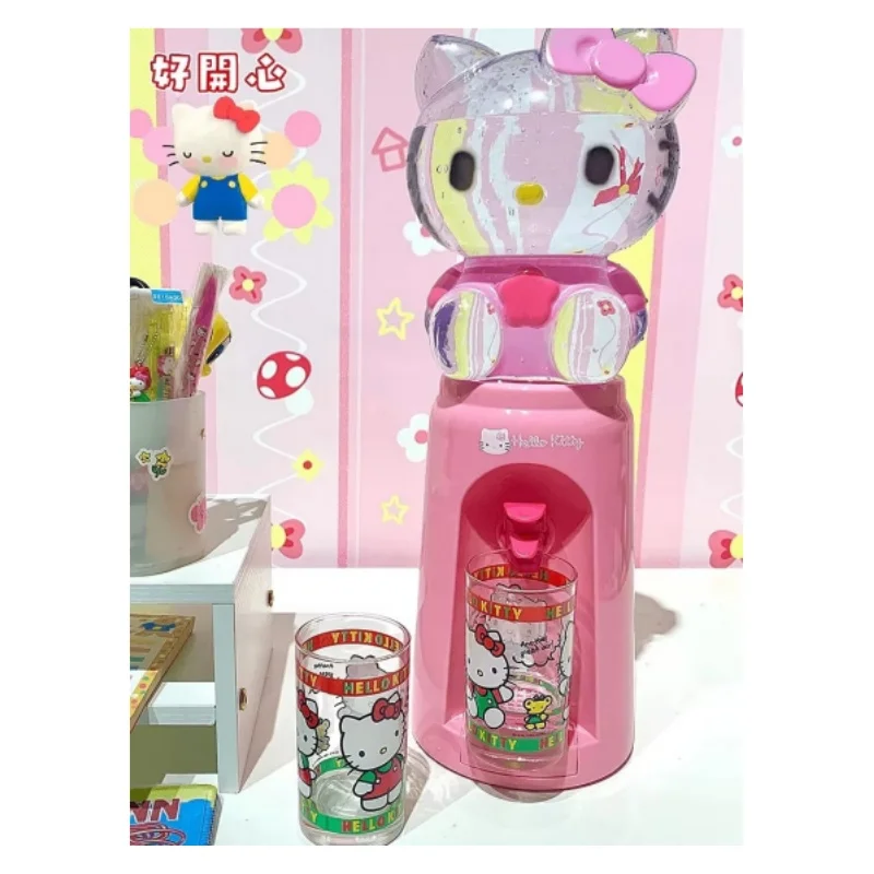 Hot 2l Kawaii Sanrio Cartoon Hello Kitty My Melody Desktop Water Dispenser Cute Beautiful Cup Large Capacity Kid Christmas Gift