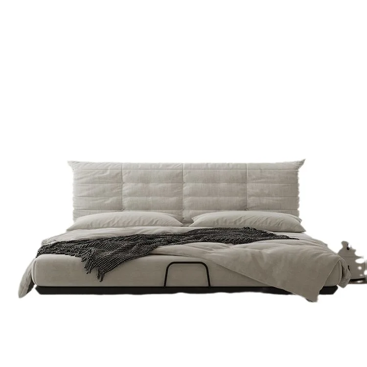 

1.8m bed bedroom homestay model room soft package light luxury simple