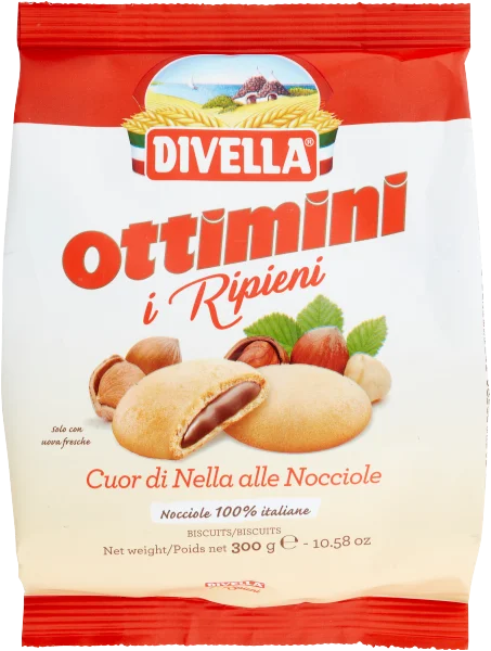 Ottimini Cuore di Nella Ripirni Nocciole 300g - Divella-Kuchen