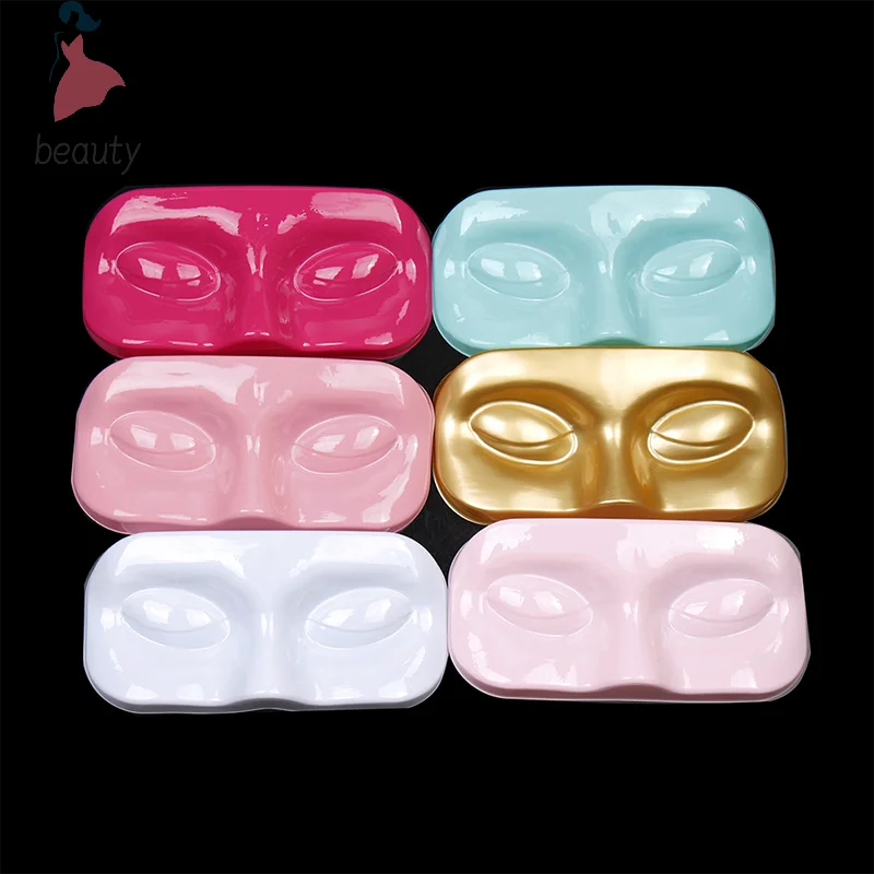 5Pcs Face Shape False Eyelashes Packaging Box Eyelash Trays Lashes Storage False Eyelashes Case