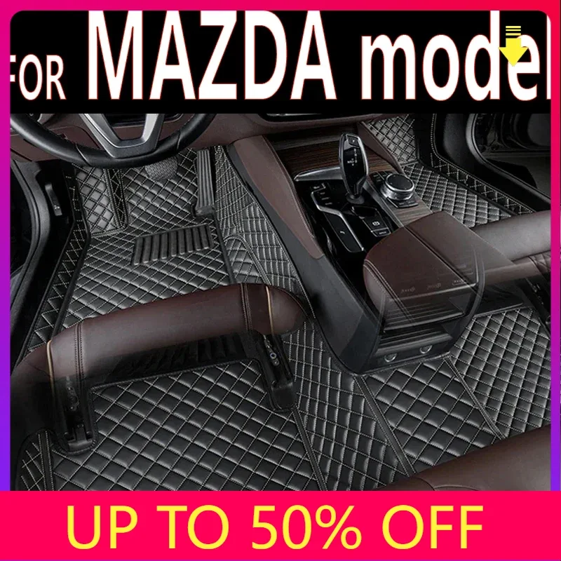 Car Floor Mats For MAZDA CX-8 CX-30 CX-9 MX-5 Miata Mazda 6 Mazda 6 GH 6 Tenza 2022 2023 Car Accessories