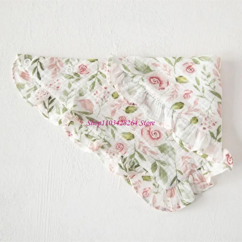 تنفس الطفل يبصقون حماة ماصة الطفل Drools غطاء المألوف الطفل المرايل القطن حديثي الولادة المرايل للبنين بنات #4