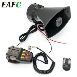 7-Sound forte allarme auto allarme camion allarme altoparlante 12V sirena corno d'aria megafono polizia vigili del fuoco clacson 110DB