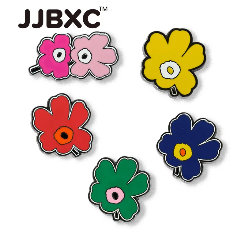 

JJBXC CHARM пряжка для обуви аксессуары для обуви металлические красочные цветы DIY модная обувь аксессуары подходят для кроссовок